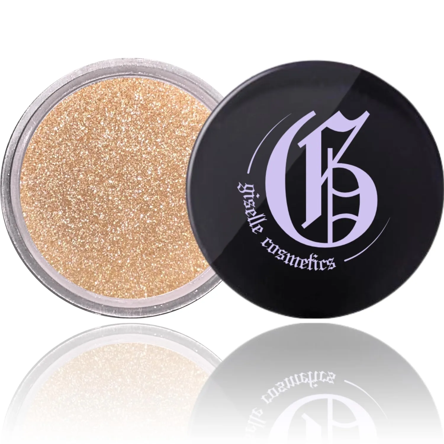 Crushed Diamond Tan Eye Shadow - Loose Glitter Mineral Organic Eyeshadow Palette - Brown, Nude, Gold Shimmer Makeup - Highlighter Talc-Free Sparkly Glitter Eyeshadow Powder