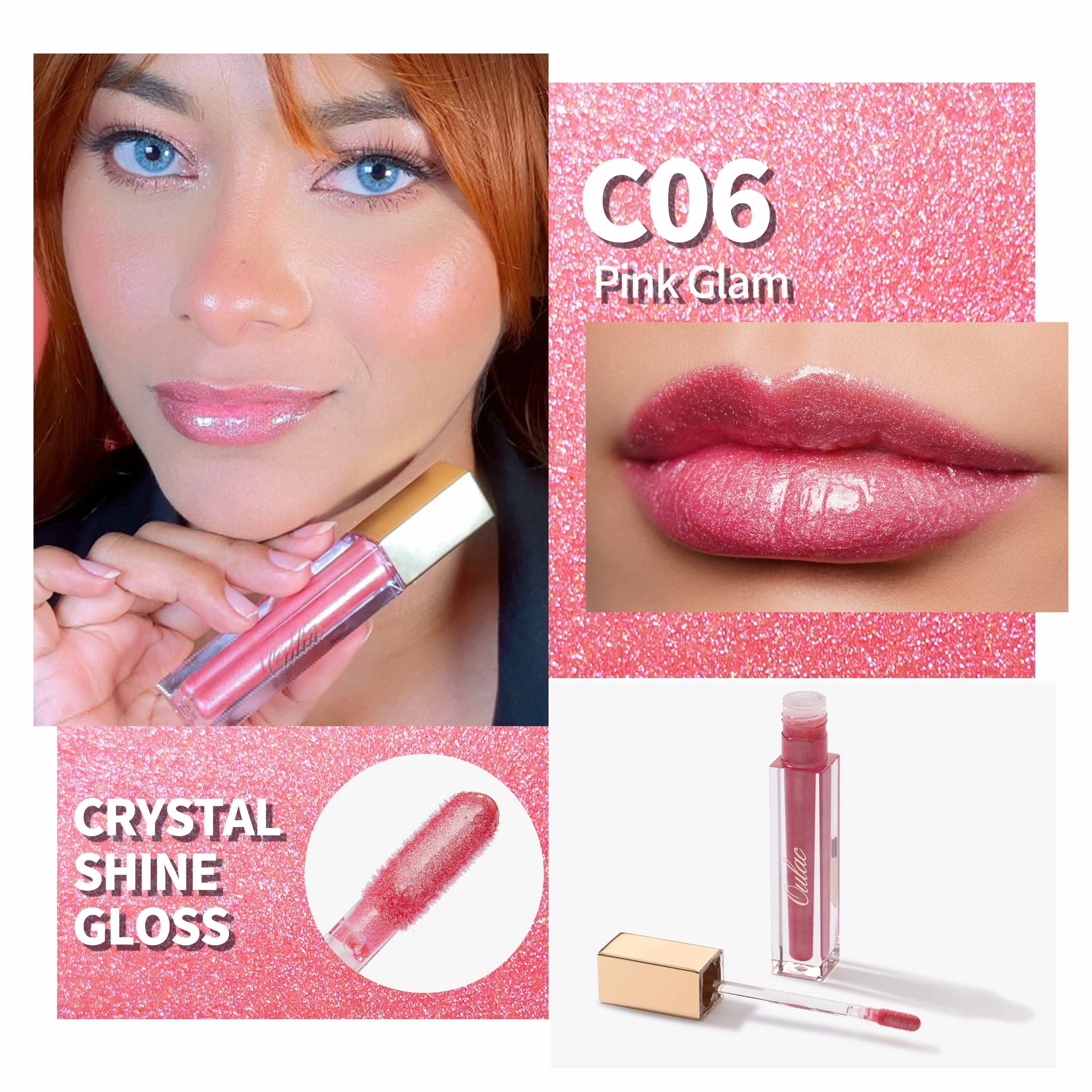 Crystal Shine Gloss | C06 Pink Glam