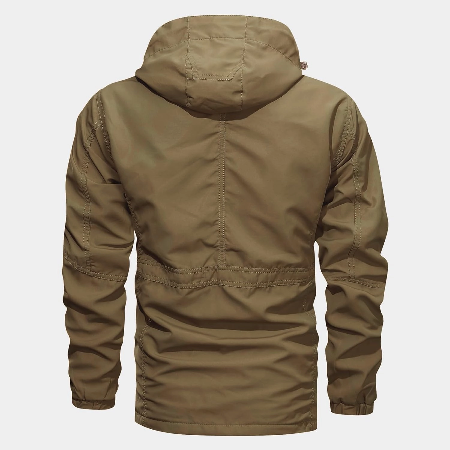 Ctreela Outdoor Hard Shell Jacket for Men's Military Tactical Windproof Jackets Army Hiking Climbing Heavy Duty Outerwear
