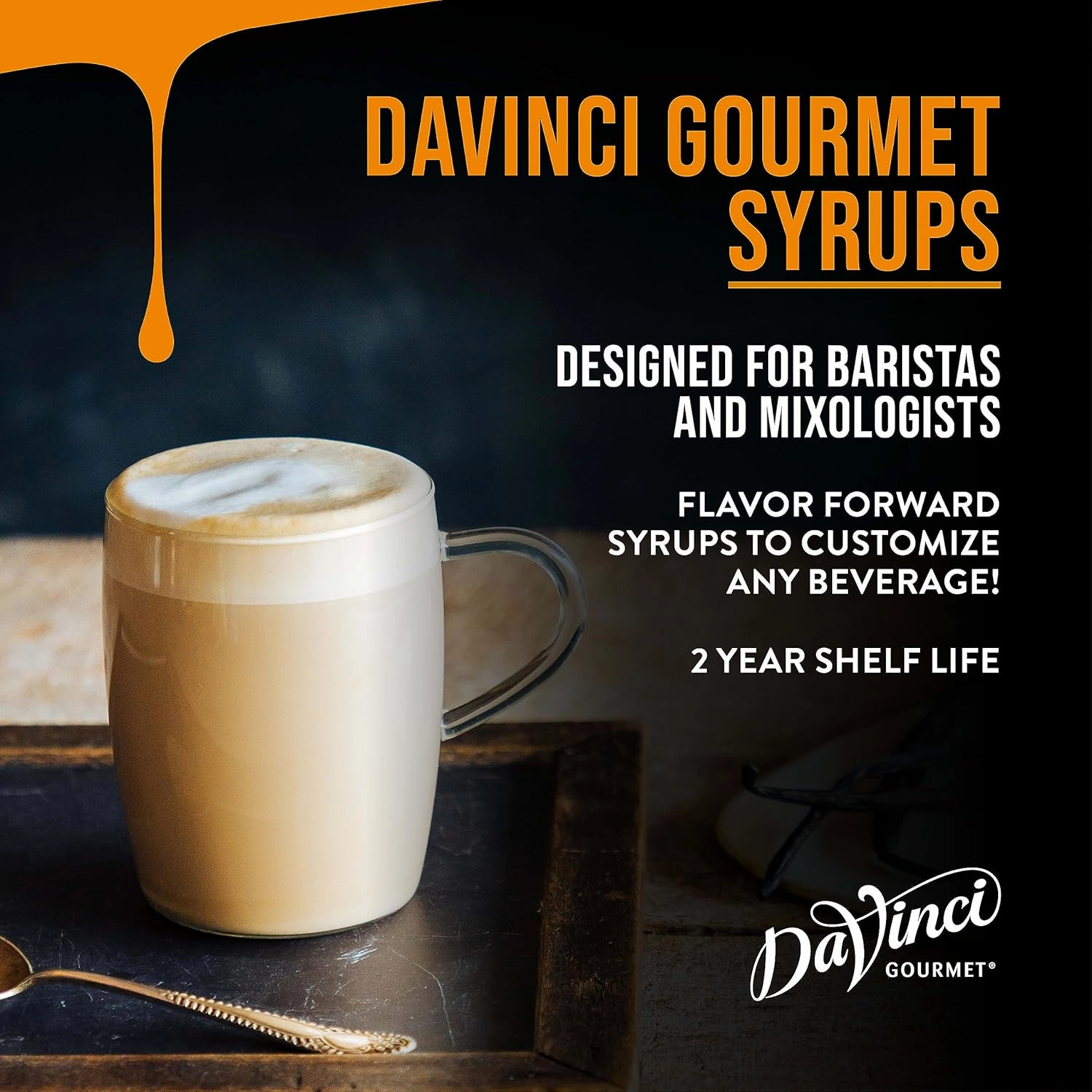 DaVinci Gourmet Classic Red Velvet Cake Syrup, 25.4 Fluid Ounces (Pack of 4)