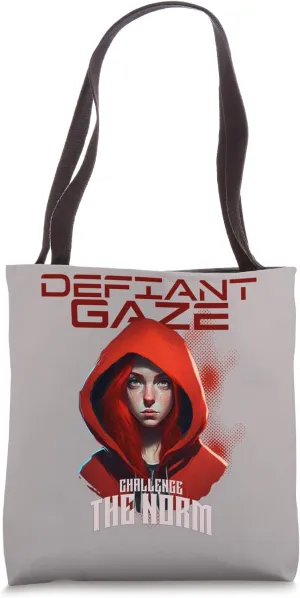Defiant Gaze Tee: The Norm Challenger Tote Bag