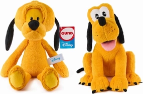 Donna's Home Emporium GND Dsney Officially Licensed Plush Bundle, 15" Toothpick Pluto and 14" Seated Pluto