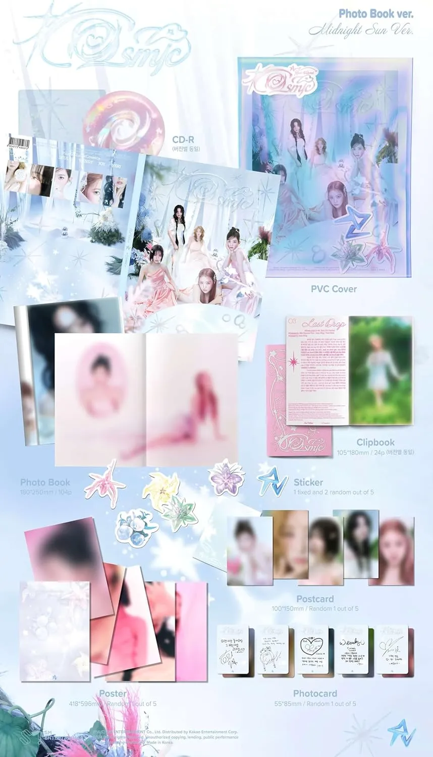 Dreamus Cosmic (Photobook ver.) Red Velvet Album [Hotel   Midnight (2 ver) Full Album Set] Pre Order Benefits BolsVos K-POP Inspired Freebies