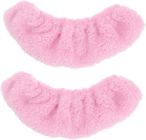 Elastic Ice Skates Covers Boys and Girls Adjustable Skate Guards Pink Hockey Covers Skates Blade Guards Pink Ice Skates Boys and Girls Adjustable