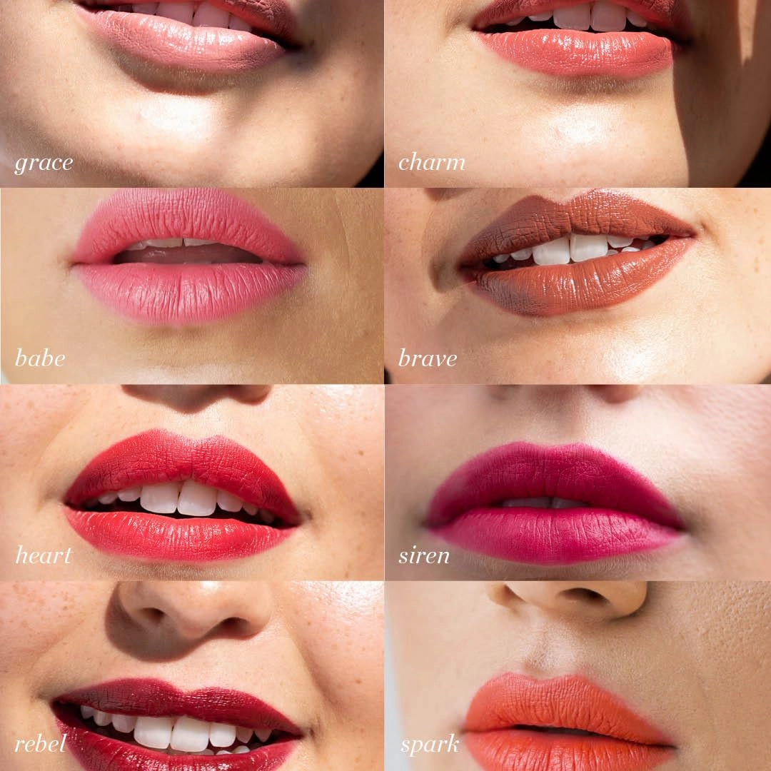 Ere Perez - Natural Coco Crayon Hydrating Lip Color | Baobab   Coconut Oil, Silica, Vitamin E | Protect, Nourish, Repair | Vegan, Cruelty-Free, Clean Beauty (Spark, 0.01 oz | 3 g)