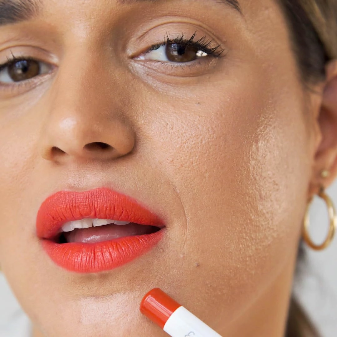 Ere Perez - Natural Coco Crayon Hydrating Lip Color | Baobab   Coconut Oil, Silica, Vitamin E | Protect, Nourish, Repair | Vegan, Cruelty-Free, Clean Beauty (Spark, 0.01 oz | 3 g)