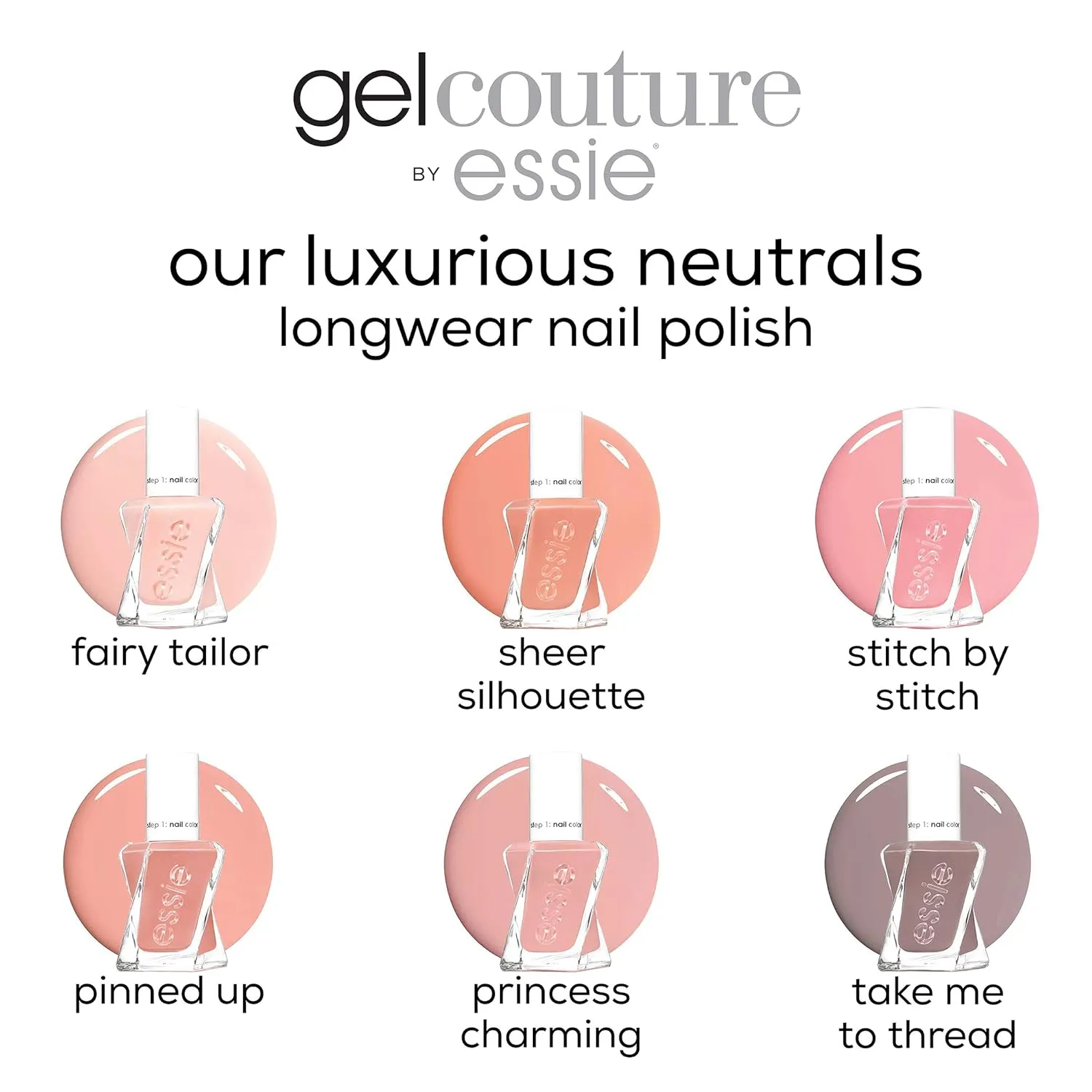 essie Gel Couture 2-Step Longwear Nail Polish, Last Night's Look, 0.46 fl. oz.