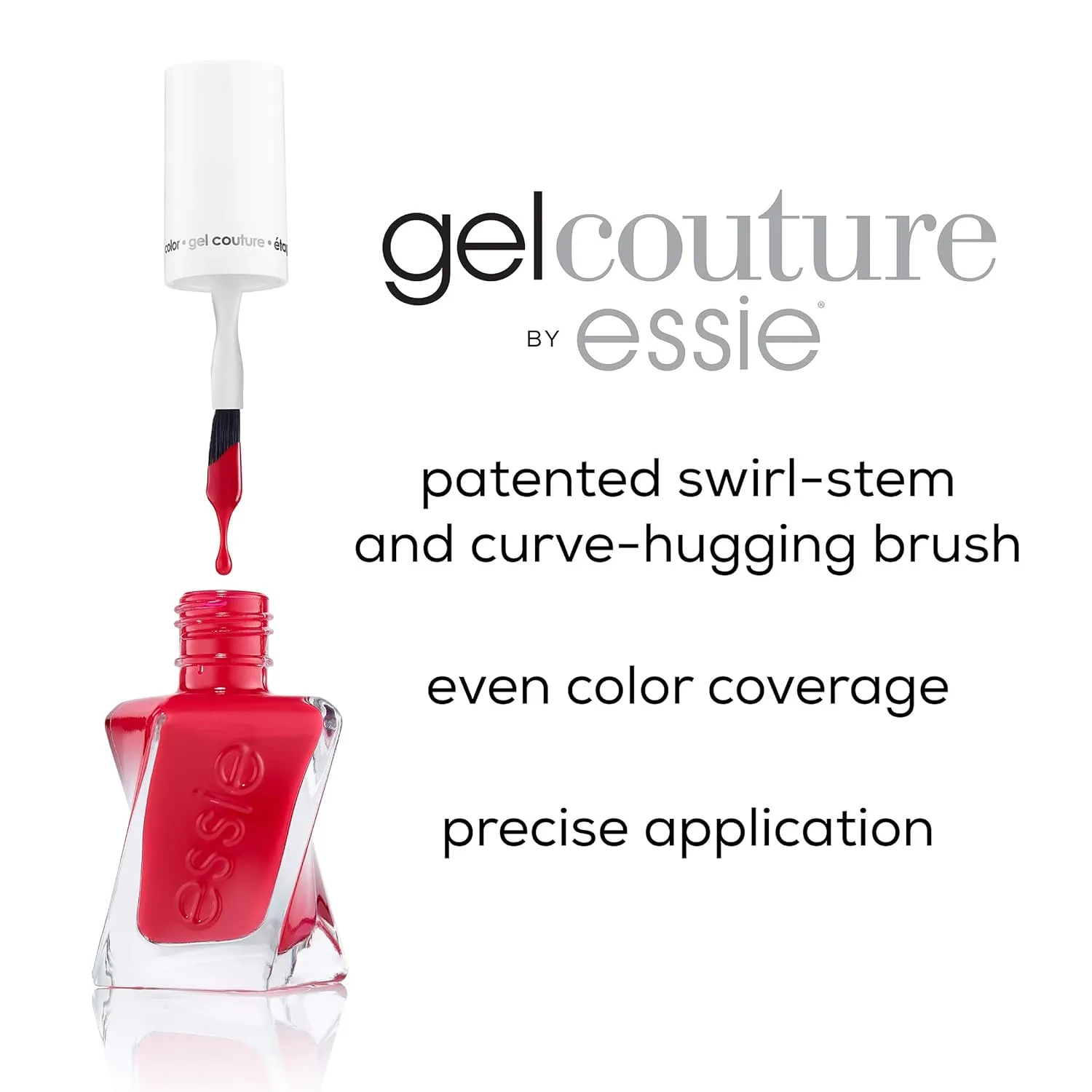 essie Gel Couture 2-Step Longwear Nail Polish, Last Night's Look, 0.46 fl. oz.