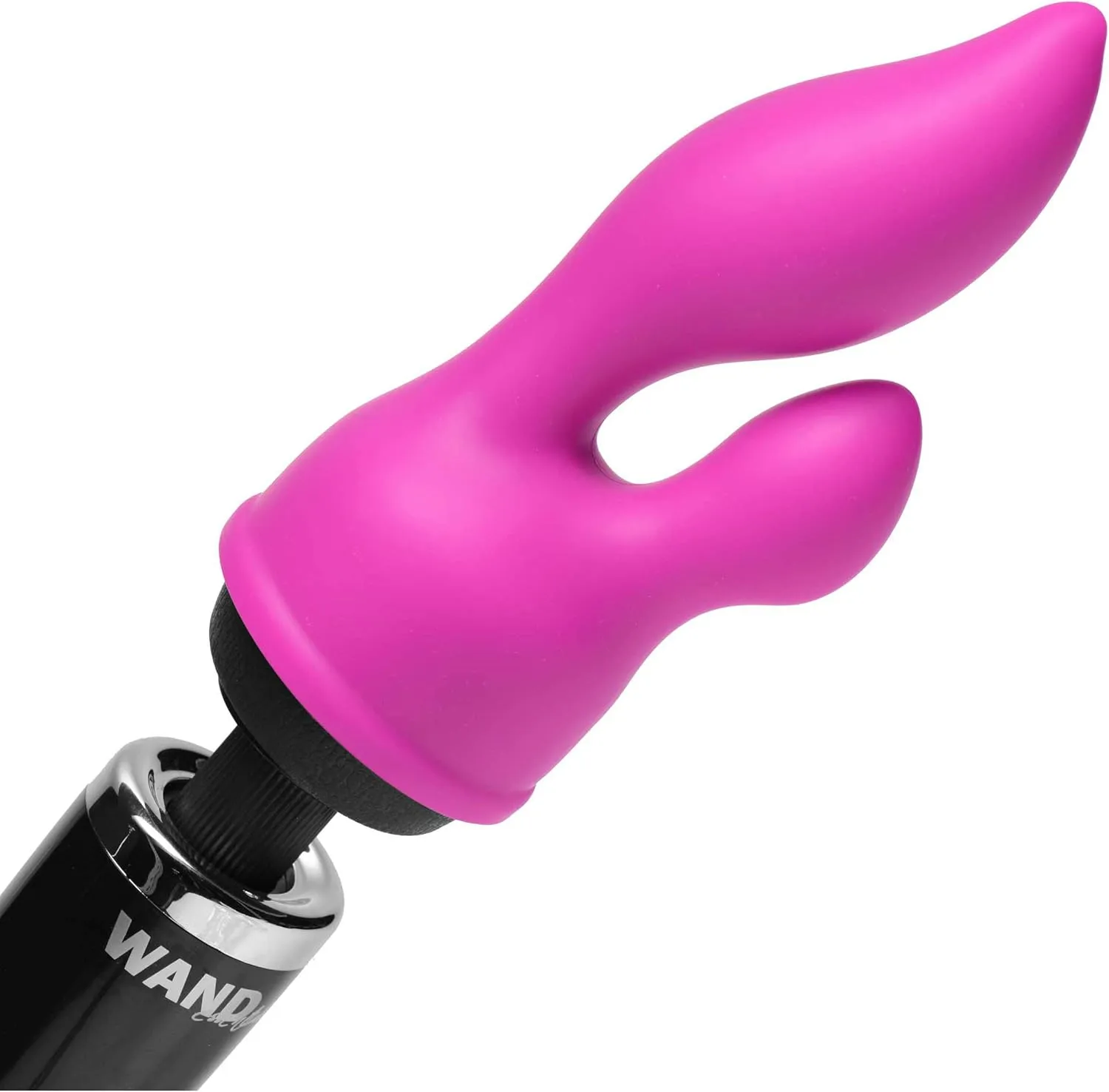 Euphoria G-spot and Clit Stimulating Silicone Wand Massager Attachment, Pink (ad444)