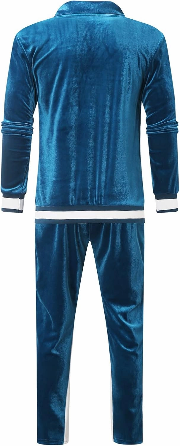 Fall Outfits for Men 2023 Trendy Long Sleeve Full Zip Sweatshirt With Pocket Tracksuit Set Running Sports 2 Piece