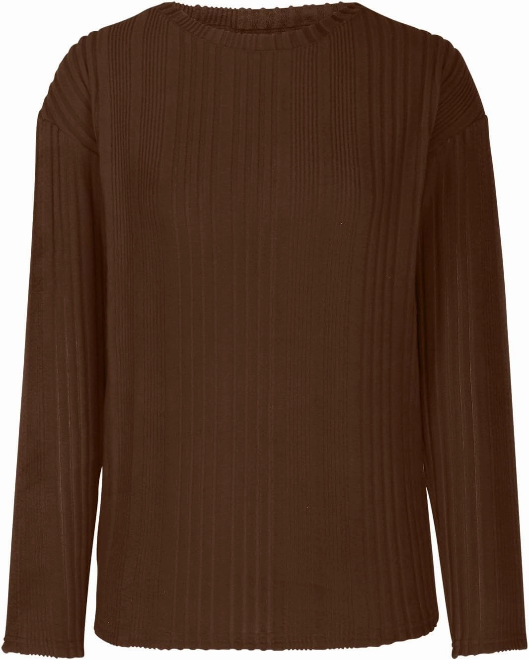 Fall Tshirts Shirts for Women 2024 Casual Knit Long Sleeve Pullover Tops Round Neck Lightweight Sweaters Blouse