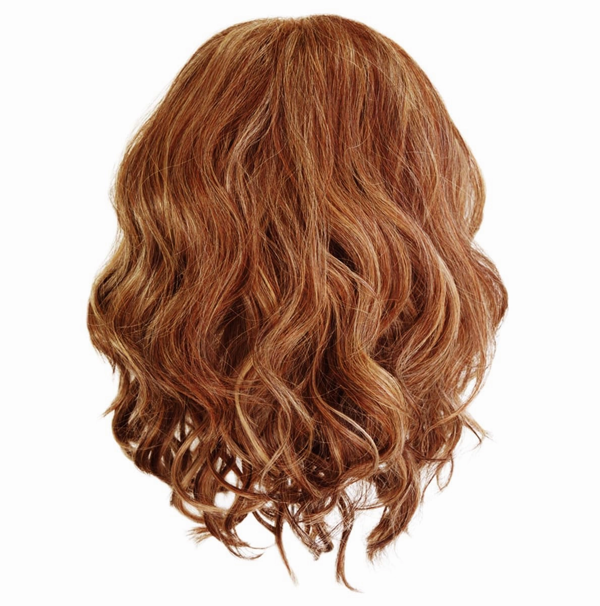 Fancy Chic Mid-Lenth Layered Tousled Bob Wig by Hairuwear, Average Cap - Medium Red