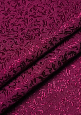 FuchsiaElegance Jacquard Fabric