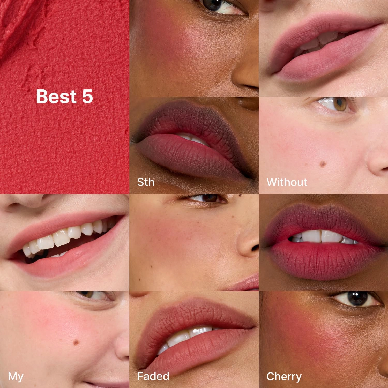 fwee Blurry Pudding Pot | Airbrushed Blush & Lip, Buildable Pigment, Long-lasting, Lightweight, Easy to Blend, Natural Soft Matte Finish - Girls (Coral Red) | 0.17 oz