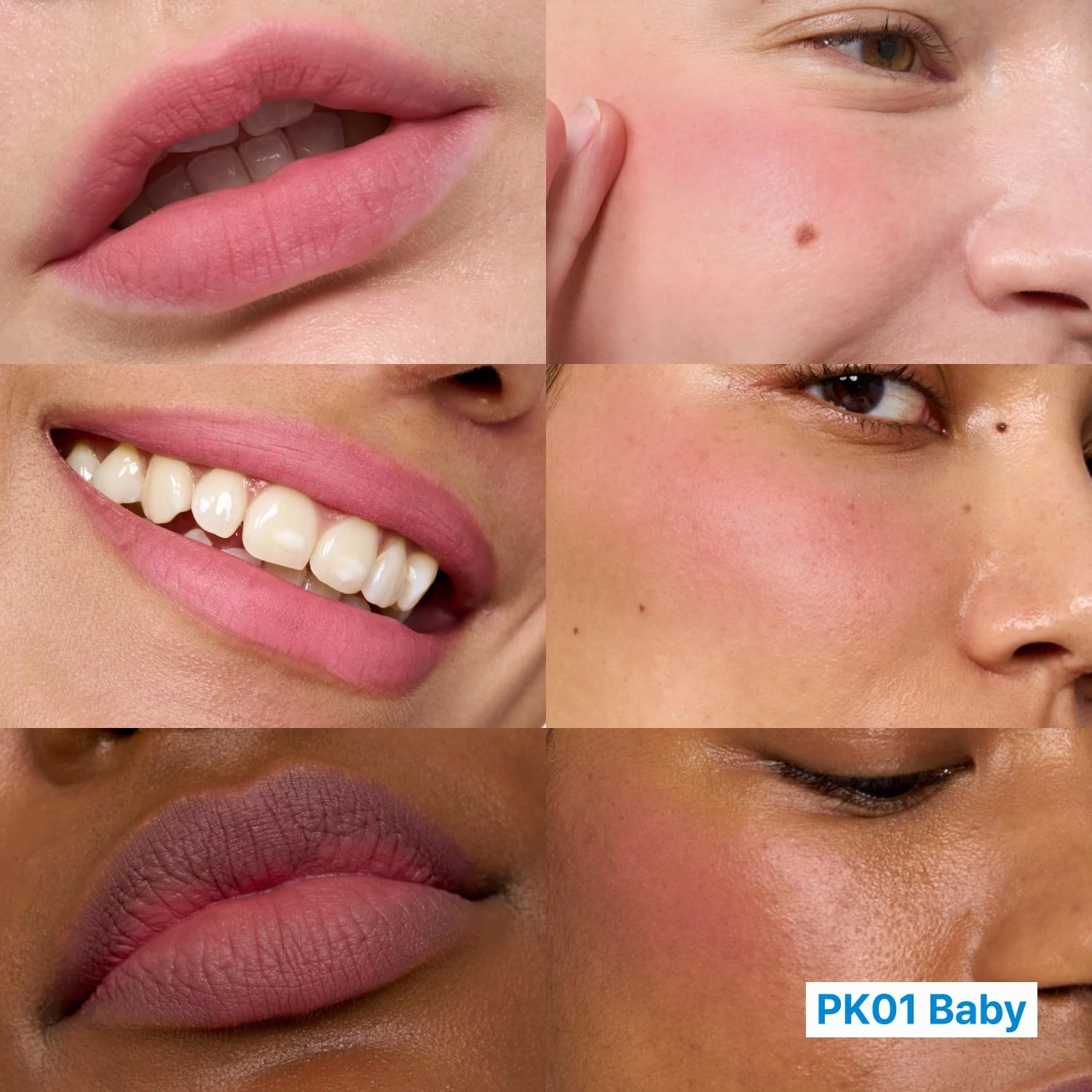 fwee Blurry Pudding Pot   Keychain SET | Airbrushed Blush & Lip, Buildable Pigment, Long-lasting, Lightweight, Easy to Blend, Natural Soft Matte Finish Makeup – Baby (Soft Pink) | 0.17 oz