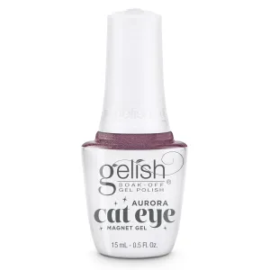 Gelish Aurora Cat Eye Effect Magnet Gel Polish – Reflective Flash Glitter Galaxy, Multi-Dimensional Iridescent Shimmer, Soak-Off, Vegan & Cruelty-Free. (Landing On Mars, 15mL)