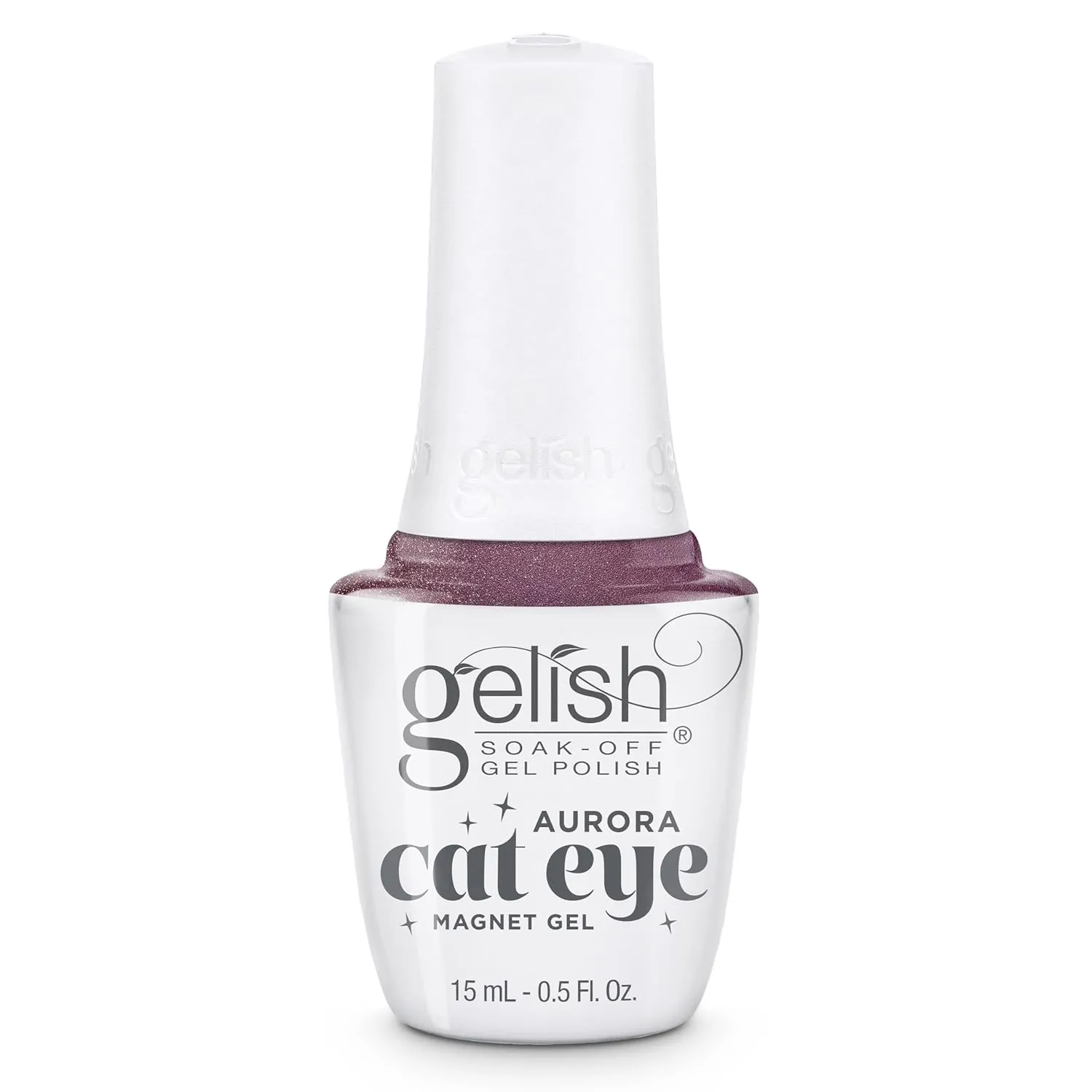 Gelish Aurora Cat Eye Effect Magnet Gel Polish – Reflective Flash Glitter Galaxy, Multi-Dimensional Iridescent Shimmer, Soak-Off, Vegan & Cruelty-Free. (Landing On Mars, 15mL)