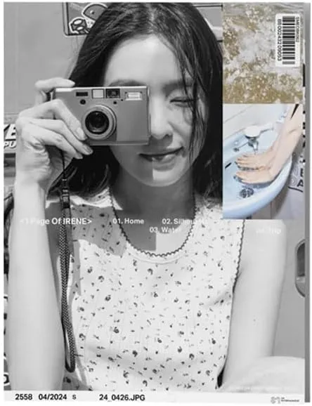 Genie Music IRENE Red Velvet - 1 Page of Irene Photo Book Ver., SMIR0426Q