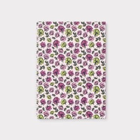 Happy Floral Personalized Spiral Notebook - 2 sizes