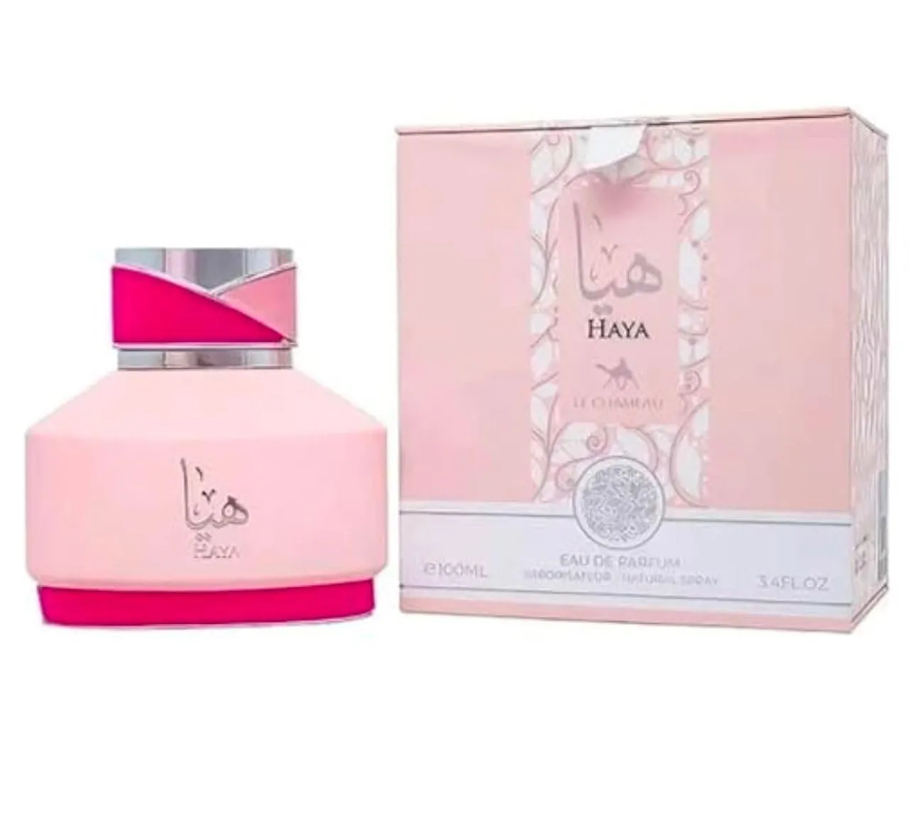 Haya le chameau Eau De Parfum for Women, Pink Floral Fragrance, 3.4 FL OZ, 100ml