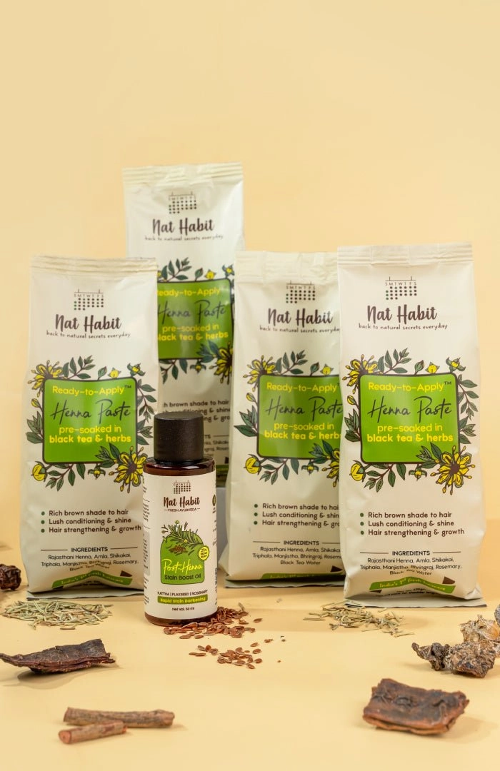 Henna & Stain Boost Oil Combo | Rapid Stain Darkerning
