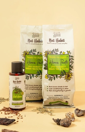 Henna & Stain Boost Oil Combo | Rapid Stain Darkerning