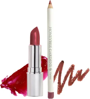 Honeybee Gardens Lipstick Bundle   Lip Liner Bundle, Risque & Fantasy