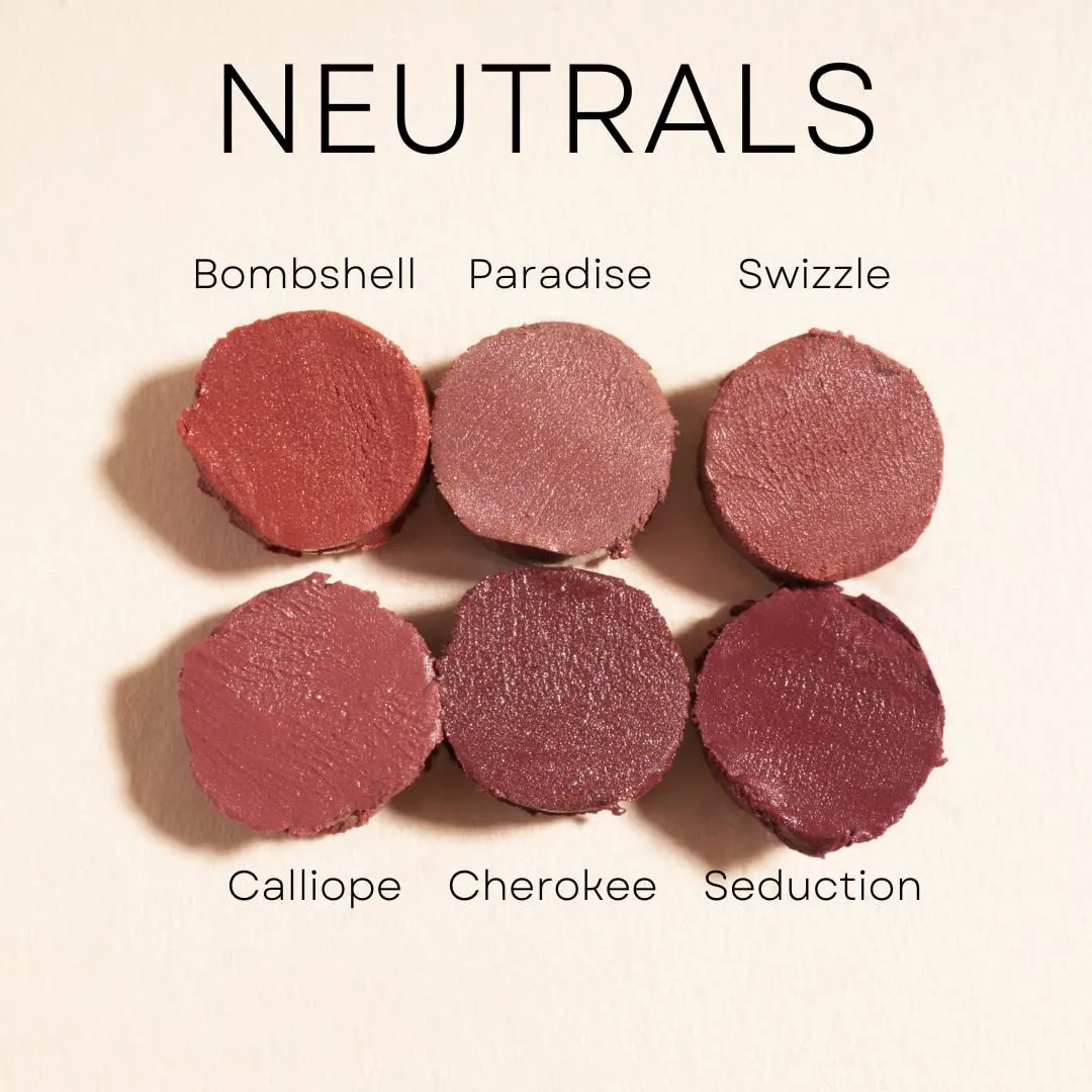 Honeybee Gardens Truly Natural Long Lasting Lipstick, Queen Bee Lipstick, Signature Red, Naturally Hydrating & Nourishing, Vegan, Gluten-Free & Cruelty-Free, 0.13 oz / 3.8 g