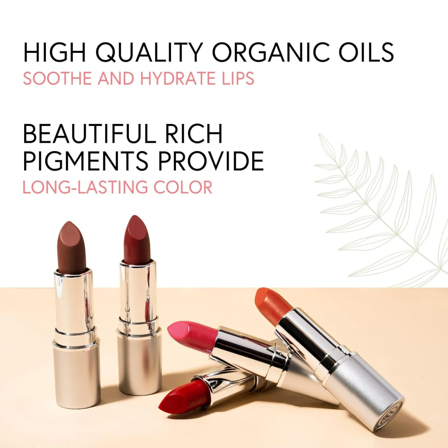 Honeybee Gardens Truly Natural Long Lasting Lipstick, Queen Bee Lipstick, Signature Red, Naturally Hydrating & Nourishing, Vegan, Gluten-Free & Cruelty-Free, 0.13 oz / 3.8 g