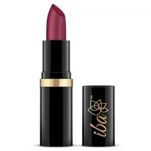 Ib.a Pu.re Lips Moisturizing Lipstick for Women - A40 Berry Blast, 4g | Creamy Finish | Intense Color & Highly Pigmented | Enriched with Vitamin E, Coconut Oil and Shea Butter |