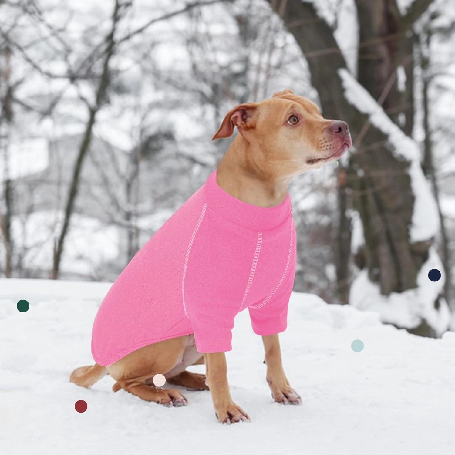 IECOii Great Dane Sweater,Pet Dog Sweater for Extra Large Size Dogs,Fleece Sweatshirt for Dogs Girl Boy,Warm Dog Winter Sweater for Big Dogs,Stretchy Dog Sweatshirt Dog Cold Weather Coats,Pink,5XL