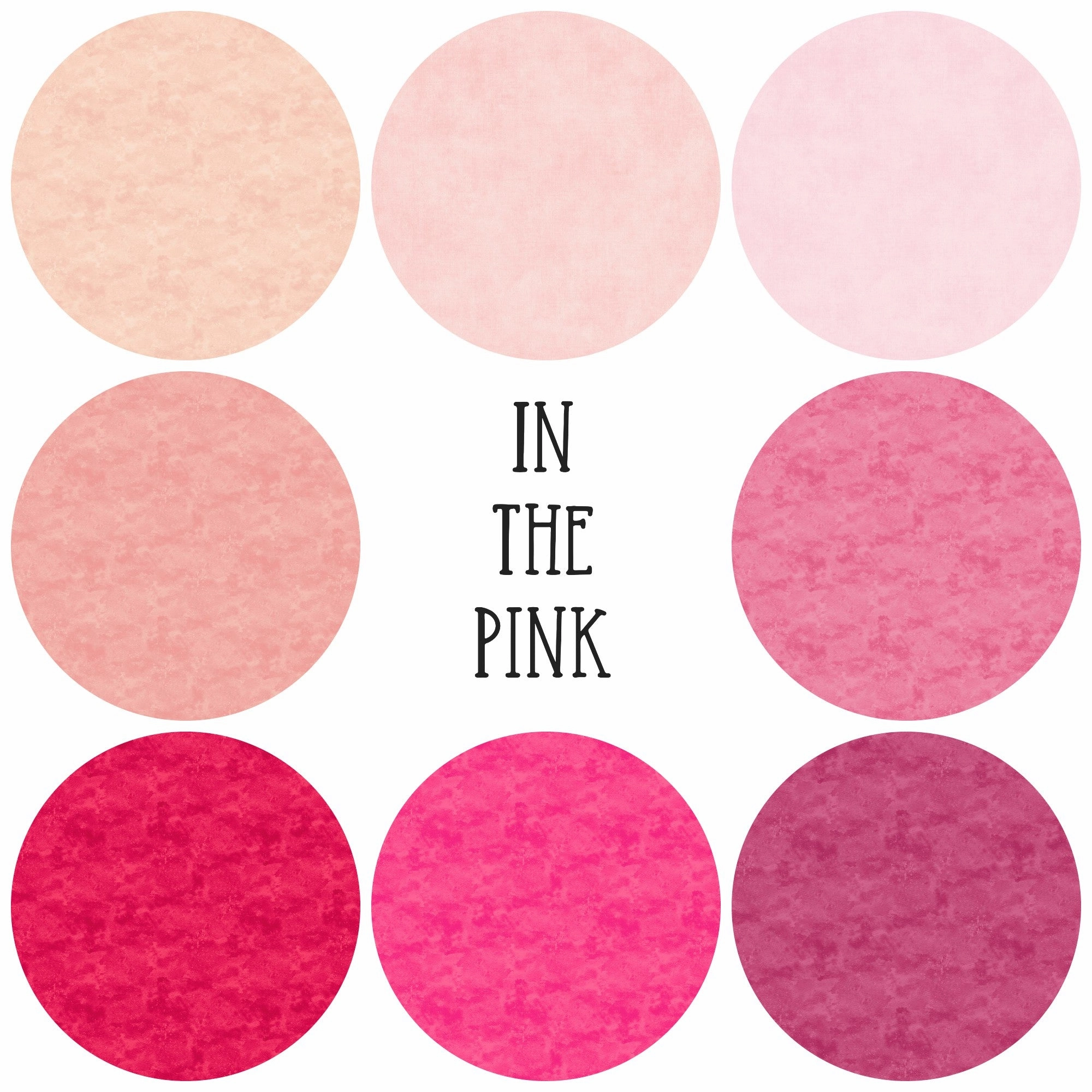 In The Pink Blenders Cotton Fat Quarter Bundle