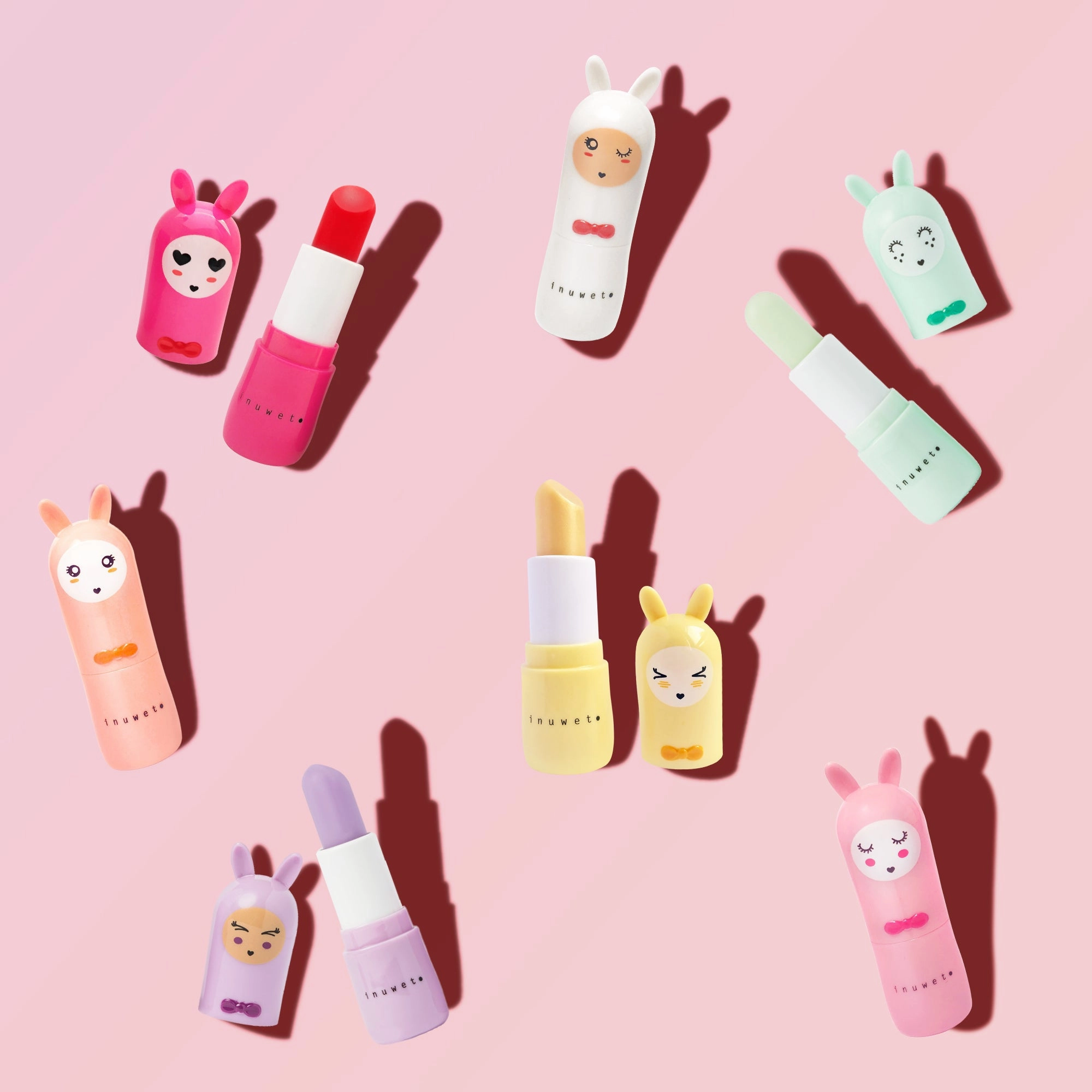 Inuwet Lipbalm / Cotton Candy / White