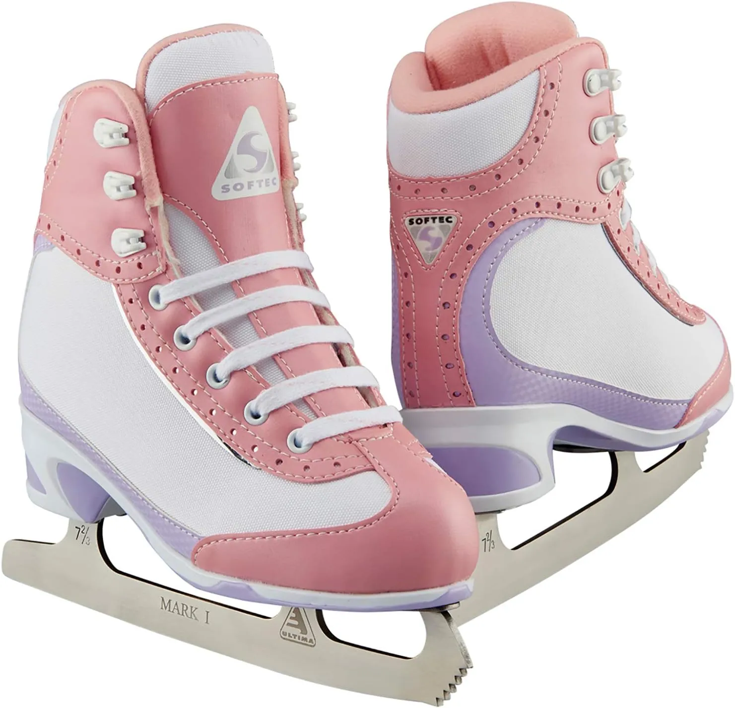 Jackson Ultima Softec Vista ST3200 ST3201 Figure Ice Skates for Women and Girls/Black, Navy, White Bundle with Guardog Skate Guards Jackson Skate Bag JL350
