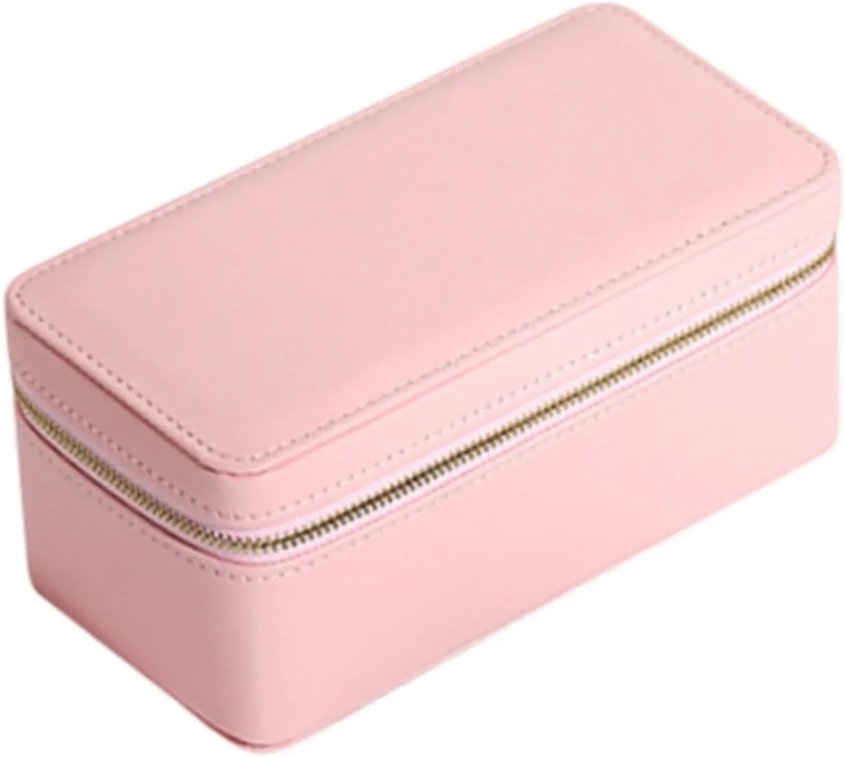 Jewelry Box Watch Storage Box Jewellery Packaging Portable Jewelry Travel Case Bangle Box for Anniversary Dresser Bracelets, Pink