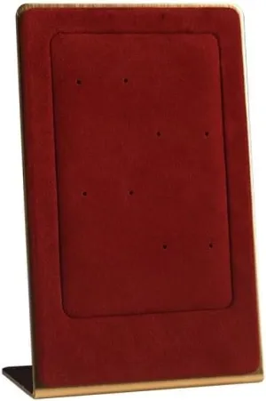 Jewelry Organizer Necklace Display Rack, Velvet Lightweight Shelf for Earrings, Simple Creative Jewelry Display Storage Shelves Jewelry Stand(Red)
