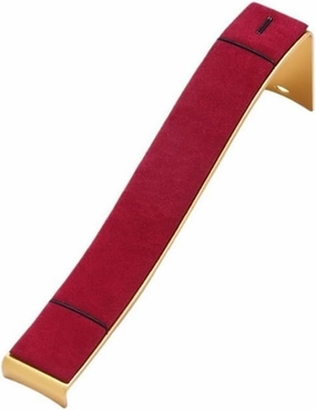 Jewelry Rack Metal Microfiber Bracelet Watch Display Stand Jewelry Display Props Window Counter Jewelry Storage Ornaments Jewelry Display Holder(Red)