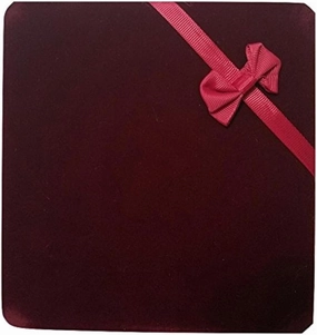 JM Future XL Extra Large Burgundy Velvet Set Gift Box for Jewelry - Necklace Earring & Bracelet