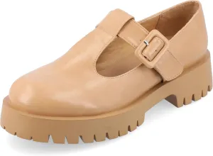 Journee Collection Womens Faux Leather Buckle Mary Janes