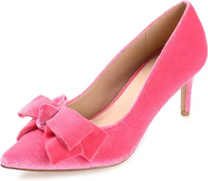 Journee Women's Crystol Evening Pumps Pink, 7.5