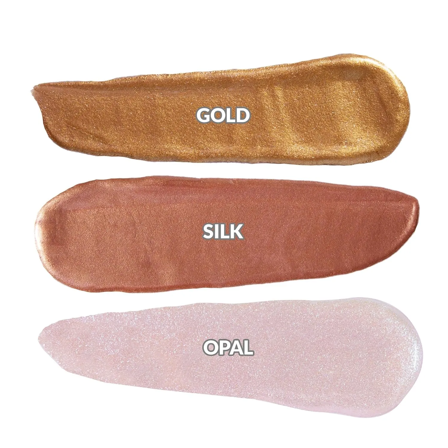 KimChi Chic Beauty Glam Tears Liquid Highlighter, Cheek Shimmer and Body Glitter, Sun-Kissed and Glowing Skin, Luminous Finish, Vegan Makeup, Gold Highlighter, 0.56 fl oz