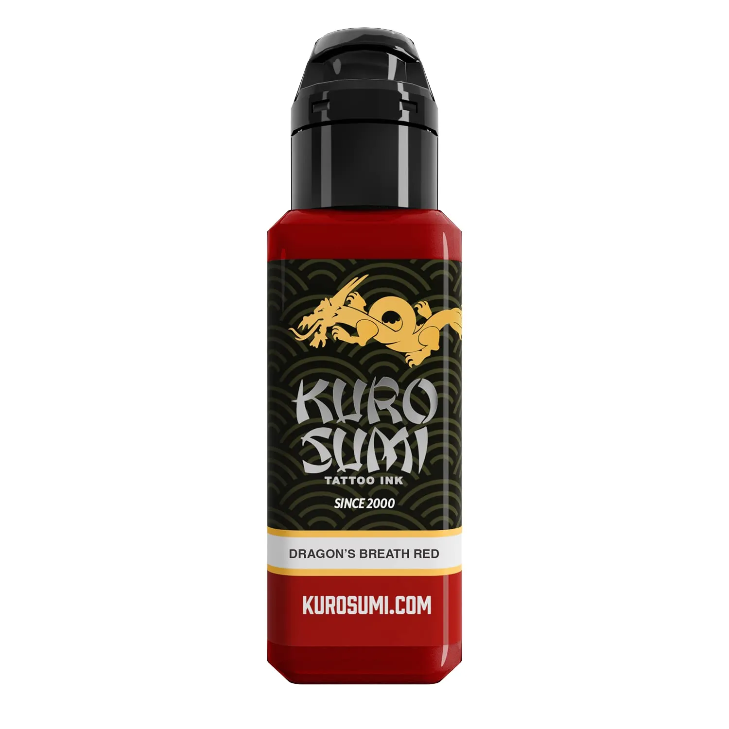 Kuro Sumi Dragon's Breath Red, Vegan Friendly, Professional Ink 1.5oz