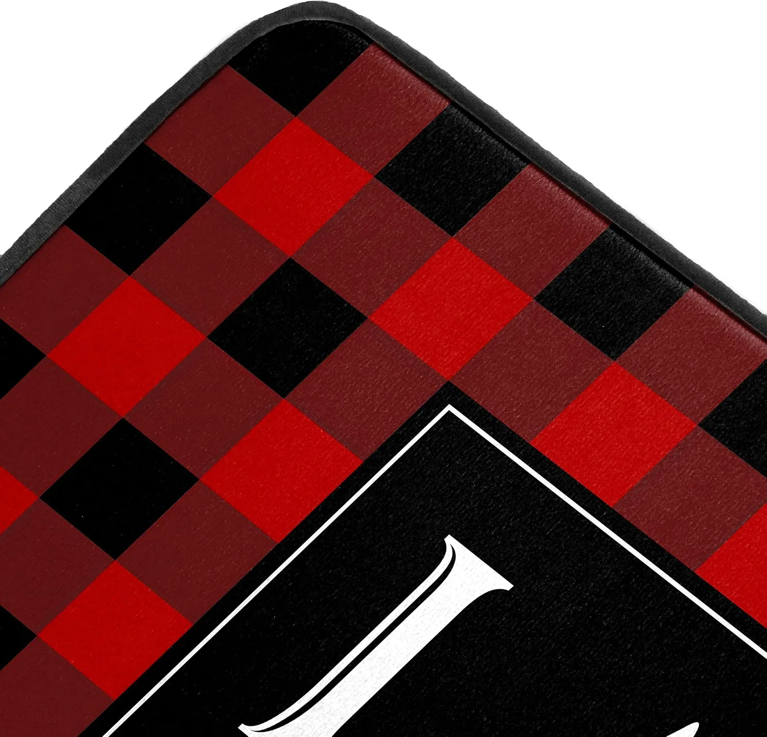 Laundry Room Rug Runner Non Slip Laundry Mats Mudroom Laundromat Runner Farmhouse Kitchen Floor Mat Bathroom Laundry Room Decor Accessories(20 X 47 inch, Red Buffalo Plaid)