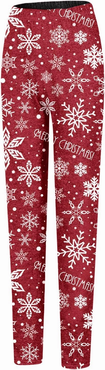 LCMTWX Butt Lifting Leggings for Women Leggings Christmas Pants Slim Long Elastic Pants Butt Lifting Leggings Thermal