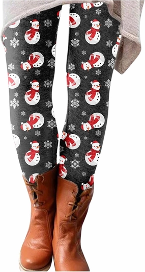 LCMTWX Butt Lifting Leggings for Women Leggings Christmas Pants Slim Long Elastic Pants Butt Lifting Leggings Thermal