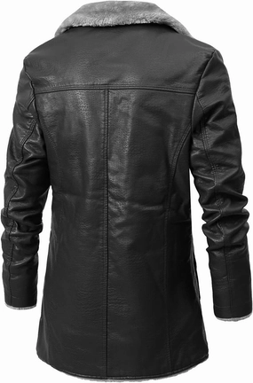 LCMTWX Mens Jackets Cardigan Coat Solid Color Buttons Coat Jacket Wool Long Sleeve Warm Coat Turn-down Collar Coat Men's