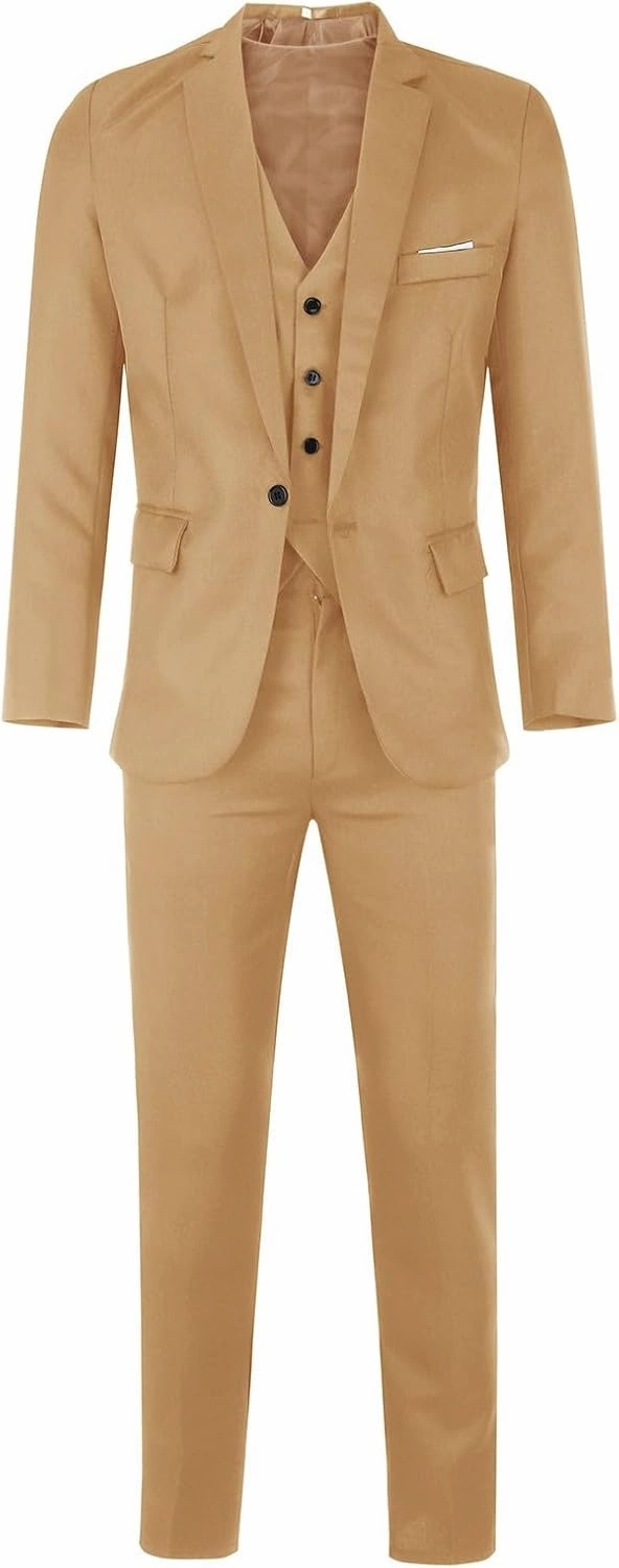 LCMTWX Wedding Suits For Men Business Wedding Party Jacket Vest & Pants Coat Mens Dress Suit Suits For Men Big And Tall