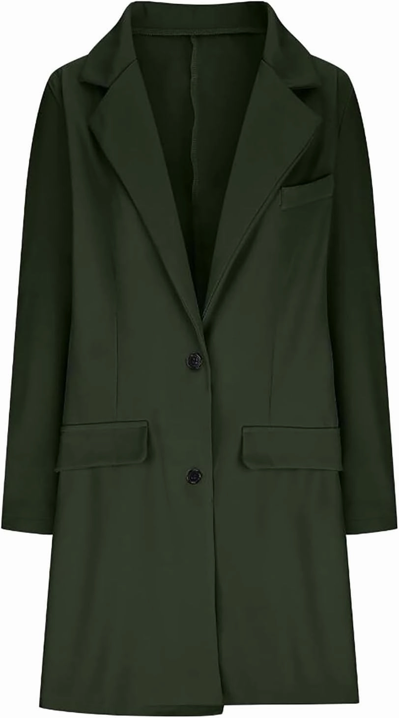 LCMTWX Winter Coats for Women Winter Office Sleeveless Button Woolen Jacket Coat Long Coats for Women Dressy Winter Coat