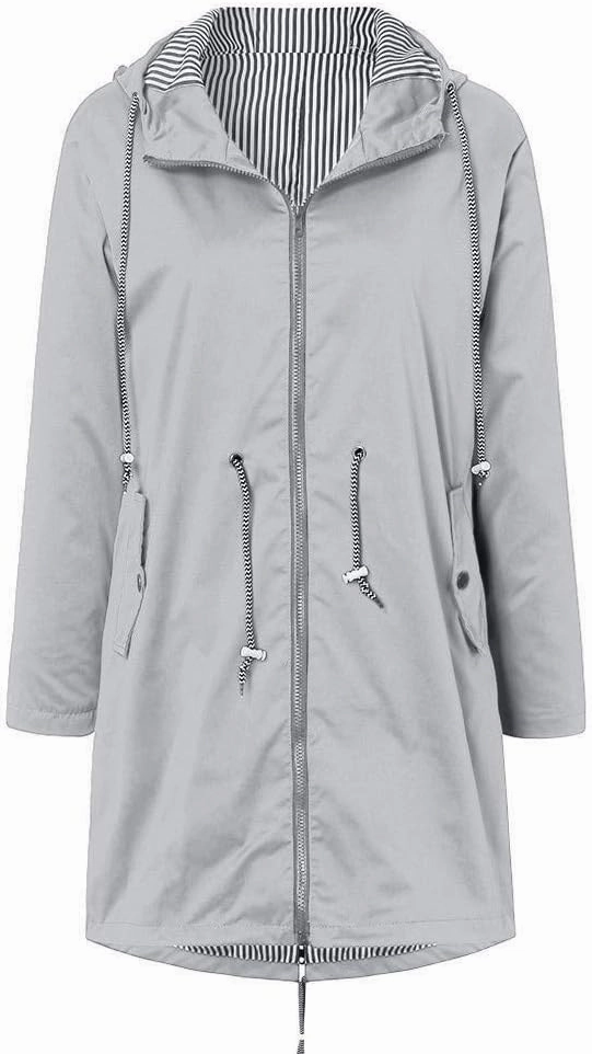 LCMTWX Women Oversized Fleece Lined Raincoat Windproof Outdoor Coat Plus Women's Coat Outdoor Mountain Jackets Rain Jacket