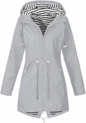 LCMTWX Women Oversized Fleece Lined Raincoat Windproof Outdoor Coat Plus Women's Coat Outdoor Mountain Jackets Rain Jacket
